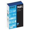 Epson T748XL220 (748XL) DURABrite Pro High-Yield Ink, 4000 Page-Yield, Cyan T748XL220